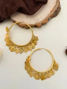 ABDESIGNS Gold-Plated Classic Hoop Earrings