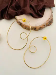 ABDESIGNS Gold-Plated Classic Drop Earrings