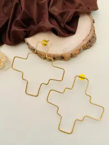 ABDESIGNS Gold-Plated Classic Drop Earrings