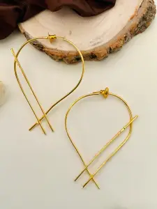 ABDESIGNS Gold-Plated Classic Hoop Earrings