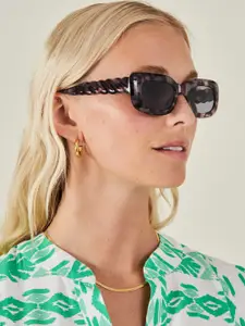 Accessorize Women Rectangle Sunglasses with UV Protected Lens MA-10001923751