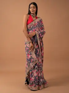 saree.com Floral Printed Saree