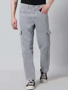 ARBIA FUNKI Men Mid-Rise Clean Look Cotton Cargo Jeans