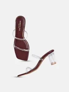 Kenneth Cole Open Toe Block Heels