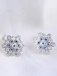 HIFLYER JEWELS 925 Silver Floral Studs Earrings