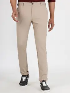 JADE BLUE Men Mid-Rise Casual Cotton Trousers