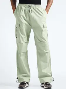 Flying Machine Men Mid Rise Cargos Trousers