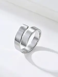 SALTY Stainless Steel & Knuckle Charm Finger Ring