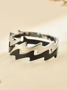 SALTY Men Stainless Steel Band Ring