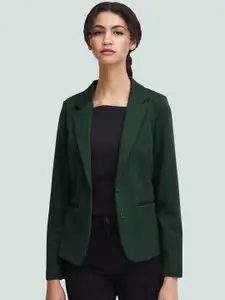 BAESD Notched Lapel Long Sleeves Single Breasted Blazer