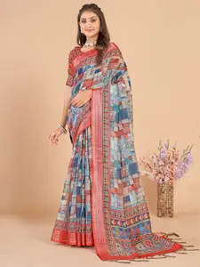 Anouk Geometric Printed Saree