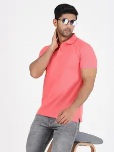 Greenfibre  Polo Collar Short Sleeves Slim Fit Casual T-shirt