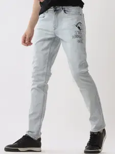 WROGN Men Slim Fit Clean Look Heavy Fade Jeans