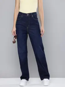 Levis Women Straight Fit High-Rise Light Fade Stretchable Jeans
