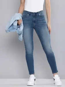 Levis Women 711 Skinny Fit Heavy Fade Stretchable Jeans
