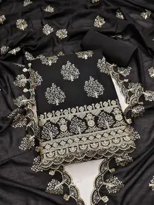 KALINI Embroidered Unstitched Dress Material