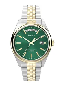 Timex Women Trend Textured Dial & Stainless Steel Straps Analogue Watch TW2W32100UJ