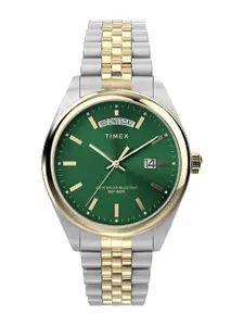 Timex Men Trend Textured Dial & Stainless Steel Straps Analogue Watch TW2W42800UJ