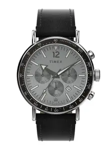 Timex Men Waterbury Brass Textured Dial & Straps Analogue Watch TW2W47400UJ