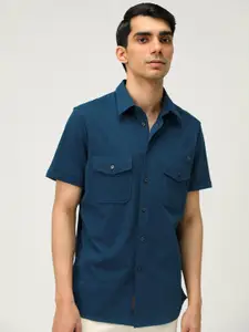 Andamen Premium Cotton Spread Collar Casual Shirt