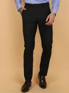 V-Mart Men Slim Fit Mid-Rise Cotton Trousers