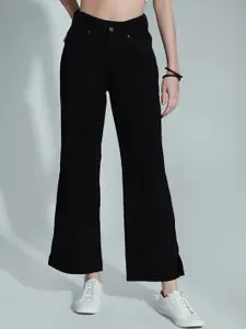 High Star Women Relaxed Fit High-Rise Highly Distressed Jeans