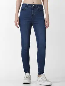 ONLY ONLMICO CARMEN MW Women Skinny Fit Clean Look Stretchable Jeans