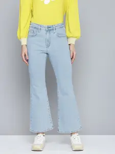 Levis Women Slim Bootcut High-Rise Light Fade Stretchable Jeans