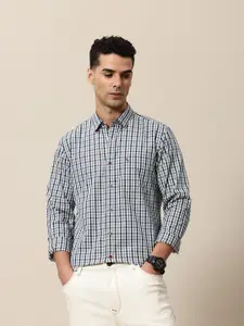 Mr Bowerbird Men Premium Checked Pure Cotton Casual Shirt