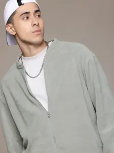 The Roadster Lifestyle Co. Fleece Front-Open Sweatshirt