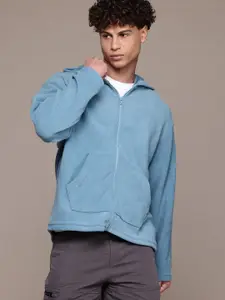 The Roadster Lifestyle Co. Fleece Open-Front Hooded Sweatshirt