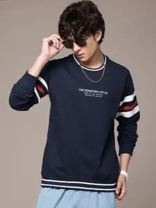 The Roadster Lifestyle Co. Typography Print Regular Fit Sweatshirt