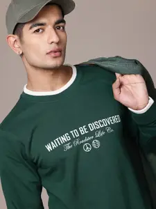 The Roadster Lifestyle Co. Typography Print Regular Fit Sweatshirt