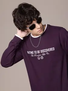 The Roadster Lifestyle Co. Typography Print Regular Fit Sweatshirt