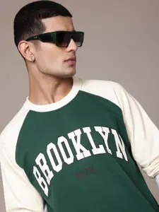 The Roadster Lifestyle Co. Oversized Printed Sweatshirt