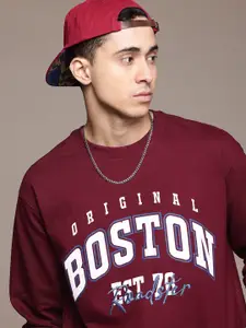 The Roadster Lifestyle Co. Relaxed Fit Printed Sweatshirt