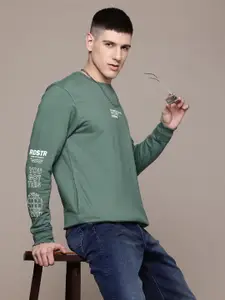 Roadster The Lifestyle Co. Typography Printed Sweatshirt