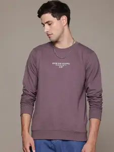 The Roadster Lifestyle Co. Men Printed Relaxed Fit Sweatshirt