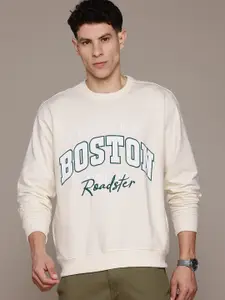 The Roadster Lifestyle Co. Printed Relaxed Fit Sweatshirt