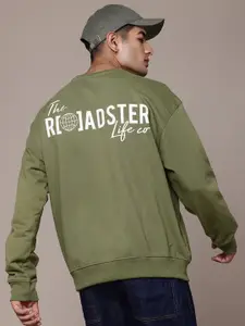 The Roadster Lifestyle Co. Relaxed Fit Printed Sweatshirt