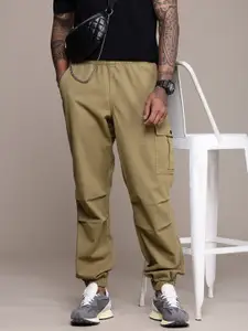 The Roadster Life Co. Men Pure Cotton Relaxed Fit Joggers