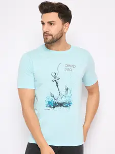 Duke Graphic Printed Round Neck Slim Fit T-shirt