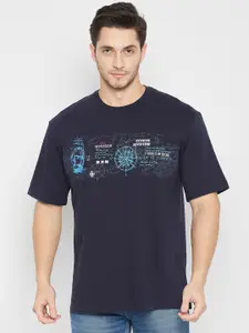 Duke Graphic Printed Oversized Cotton T-shirt