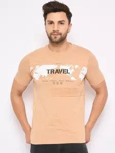 Duke Typography Printed Cotton Slim Fit T-shirt