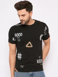 Duke Typography Printed Slim Fit T-shirt