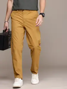 The Roadster Life Co. Pure Cotton Relaxed Fit Chinos Trousers