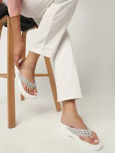 Marc Loire Embellished Comfort Heels