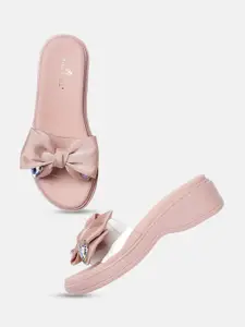 Marc Loire Bow Detailed Wedge Heels