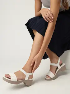 Marc Loire Open Toe Platform Heels