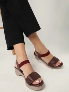 Marc Loire Open Toe Platform Heels
